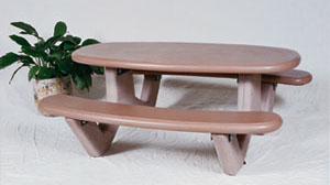 Table Oval Concrete RTOV Series