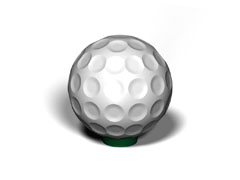Bollards Golf Ball Concrete GOLFB30