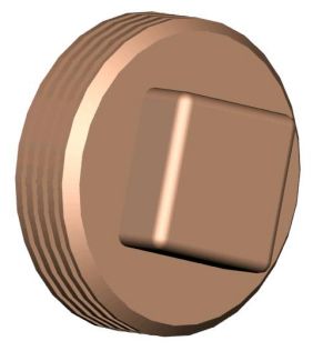 Brass Drain Plug 1 1/4"